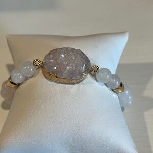 Druzy Quartz ladies bracelet